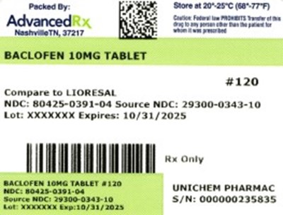 Baclofen 10mg 80425-0391-04.jpg Baclofen 10mg #120 - Baclofen 10mg 80425 0391 04